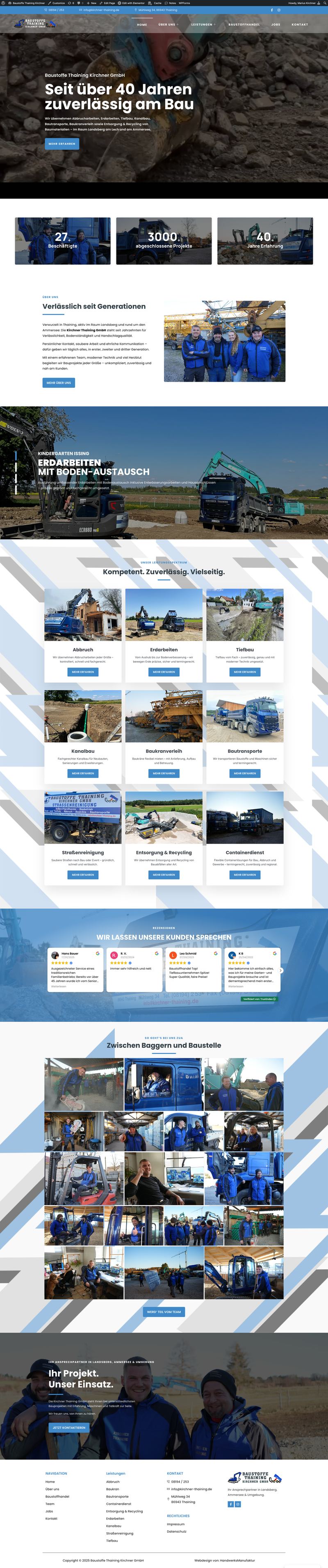 Kirchner Thaining Nachher